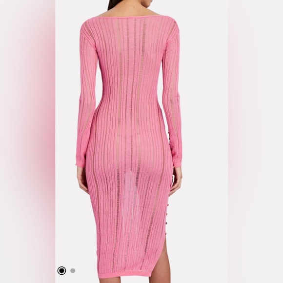 Cult Gaia Antonella button detailed knit dress/coverup new with tags - Picture 8 of 8